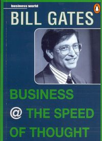 BILL GATES Business @ the Speed of Thought