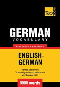 German Vocabulary for English Speakers
