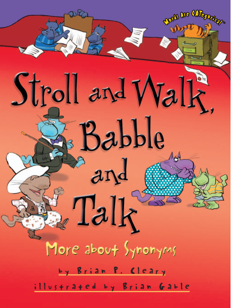 Stroll and Walk, Babble and Talk More About Syn…